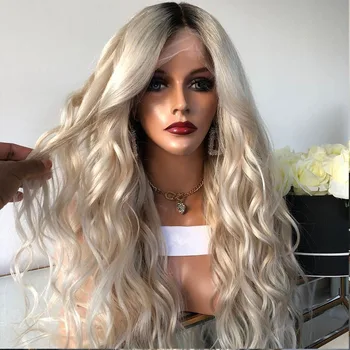 

Peruvian 1B/#60 Full Lace Human Hair Wigs Pre Plucked 13x6 Deep Part Ombre Lace Front Wigs Natural Hairline for Black Women