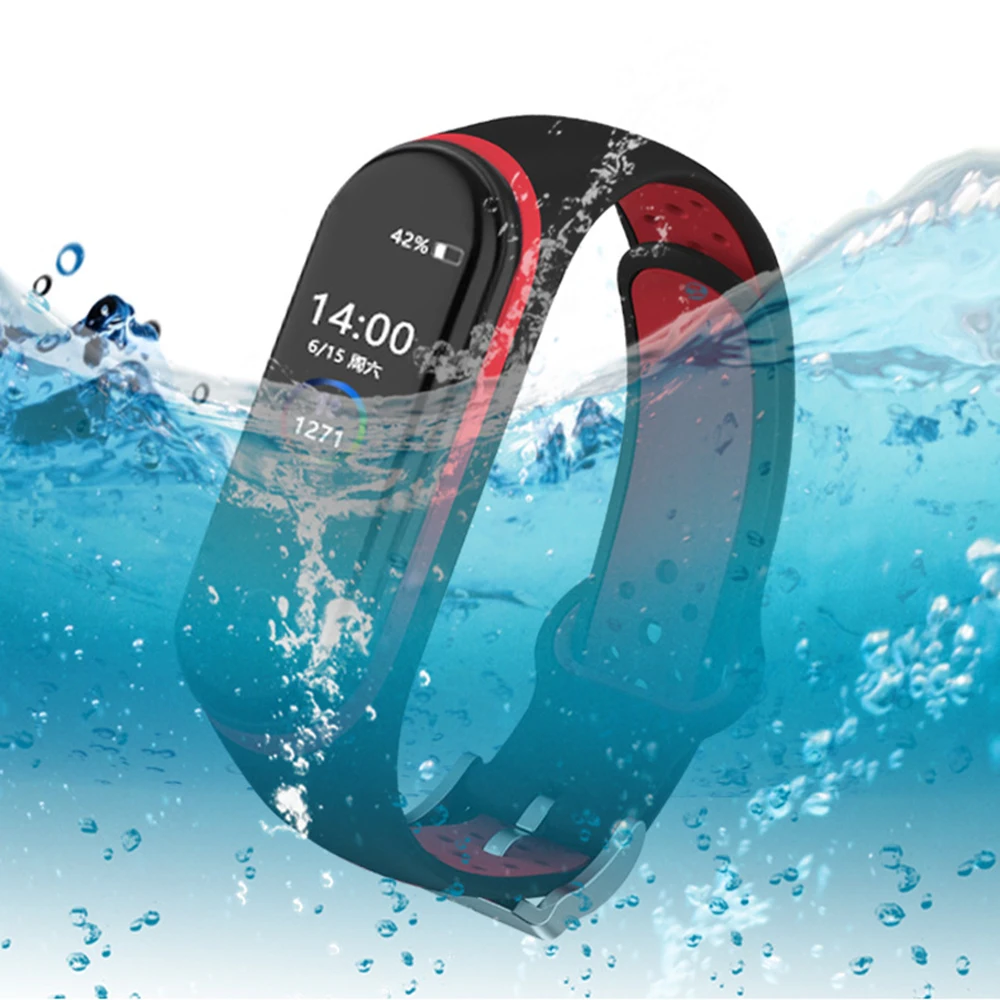 Для Xiaomi mi ремешок 4 ремешок силиконовый браслет для Xio mi Band 4 3 mi Band 4 mi band 4 ремешки на запястье для Xio mi Band 4 3