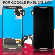 Catteny 6,0 дюймов для Google Pixel 2XL ЖК-дисплей с кодирующий преобразователь сенсорного экрана в сборе Замена для Google Pixel XL2 lcd+ инструменты