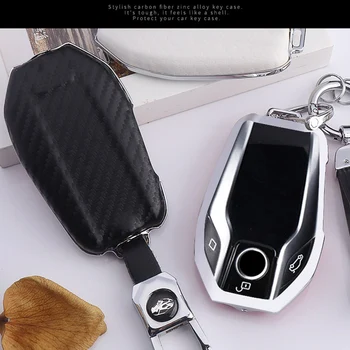 

Zinc alloy Car Key Cover Case Protect Remote Key Case Shell Protector For BMW 7 Series 6 Series 5Series 740 GT 530i X3