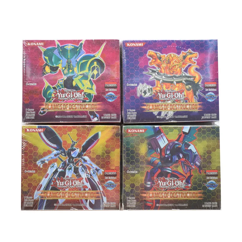 Yugioh карты 216 шт./компл. фигурки карточные игрушки английская версия для детей Yu Gi Oh