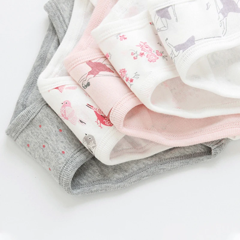 SheeCute 3 Pcs/Lot Girl's Toddler & Kids Underwear 100% Cotton Soft Panties Baby Panties Kids Briefs