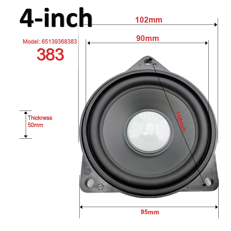 Midrange Speakers Midrange Horn For BMW E60 E61 E63 E64 E65 E66 F07 F01 F02 F03 X3 E83 X5 E70 X6 E71 E72 3 5 7 Series Center Rear Music Midrange Speakers Horn