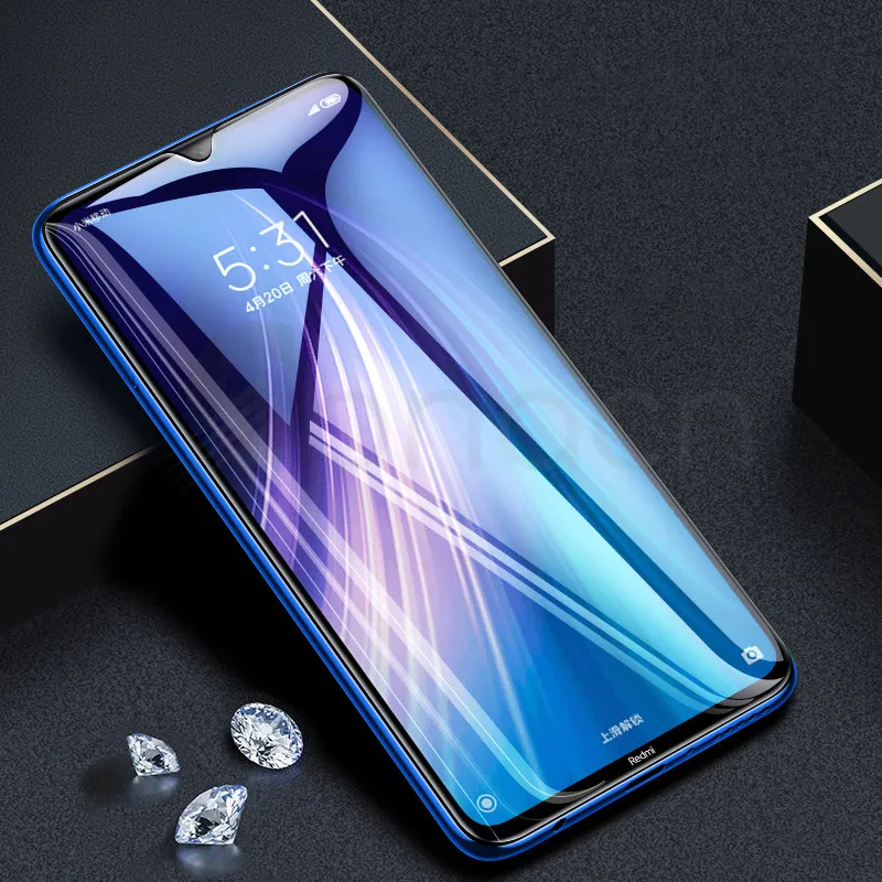 9H закаленное стекло для Xiaomi Redmi 8 8A 7 7A 6A Go Защита экрана для Redmi 6 K20 Note 8 7 6 Pro Защитная стеклянная пленка