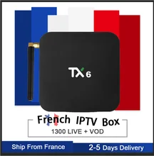 TX6 Dual WIFI Android 9.0 Smart TV Box&pro neo iptv subscription Europe France Beigium Arabic bein sport Android tv box iptv tv