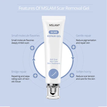 

MSLAM Scar Repair Gel Removal Scar Acne Cream treatment Marks For Face Body Pigmentation Corrector Skin