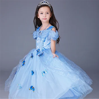 

Dresses Girls Party Dress Clothes Girl Butterfly Costume Princess Children Birthday Pageant Fancy Wedding Dress Up