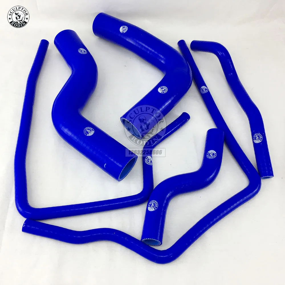 Комплект силиконовых шлангов радиатора для Subaru Impreza GC8 GF8 STI EJ20 WRX 96-00 красный/синий/черный