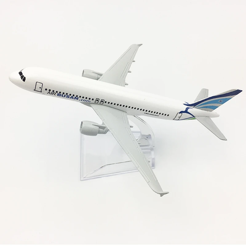 16 см 1:400 масштаб Airbus A320 корейский воздух Пусан авиакомпания металлическая модель самолета Модель игрушки самолеты детский подарок коллекционная