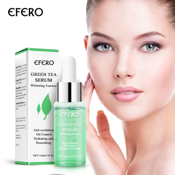 

EFERO Green Tea Face Serum Whitening Moisturizing Cream Anti Wrinkle Anti Aging Fine Lines Acne Treatment Skin Care Face Cream
