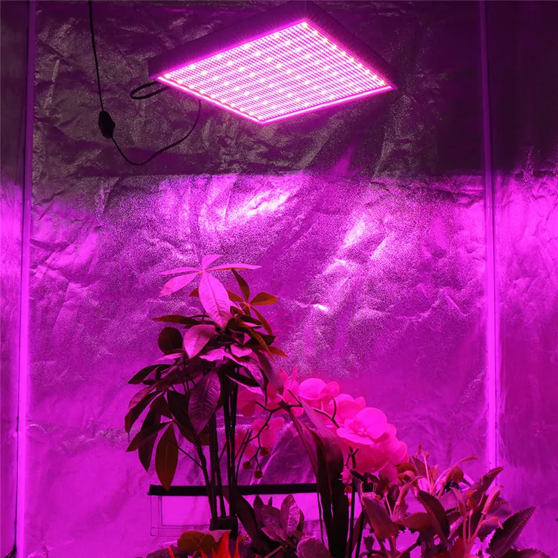 Plantas 200w Cresce a Luz do Painel Led Full Spectrum Hidroponia com Efeito de Estufa Cultivo Interior Lâmpada para Plantas Flores Crescimento Regulável 17 Cheap Luzes LED crescimento plantas