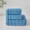 Egyptian Cotton Towels For Adults Towel Set Soft Bath Solid Color Face Towel Bathroom Shower Bath Towel 80X160cm 3