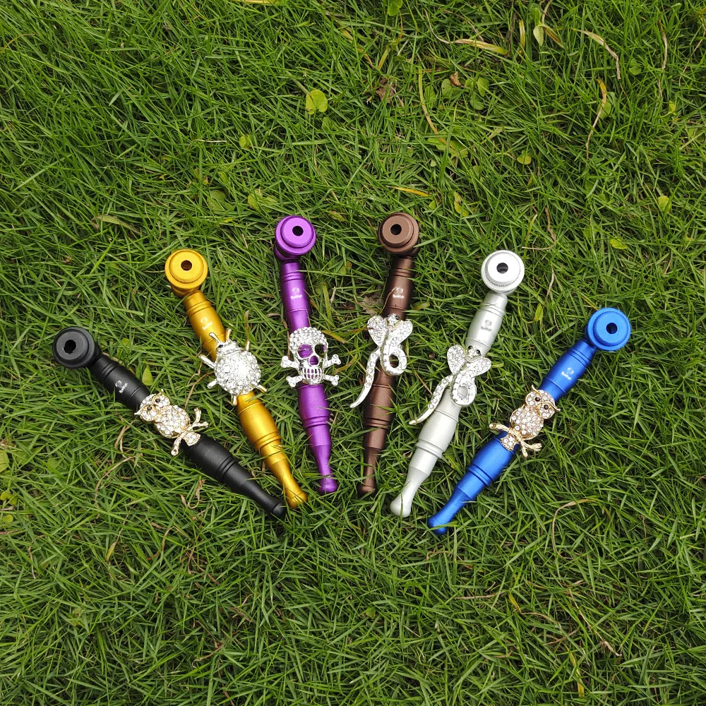 HORNET алюминиевая металлическая курительная трубка 130 мм чаша трубы Мини