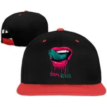 Падение в обратном Логотип музыкальной группы хип-хоп популярная бейсболка белая Регулируемая простая шляпа