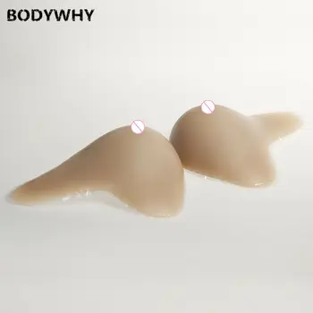

A/B/C/D Cup Brown Spiral Shape Silicone Breasts Forms Mastectomy Prosthesis Gift Plus Size Artificial Latex Shapewear Gift