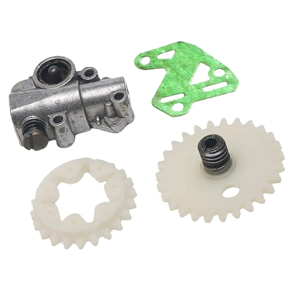 Oil Pump Worm Spur Gear Wheel Set for Stihl MS028 038 048 380 381 Chainsaw