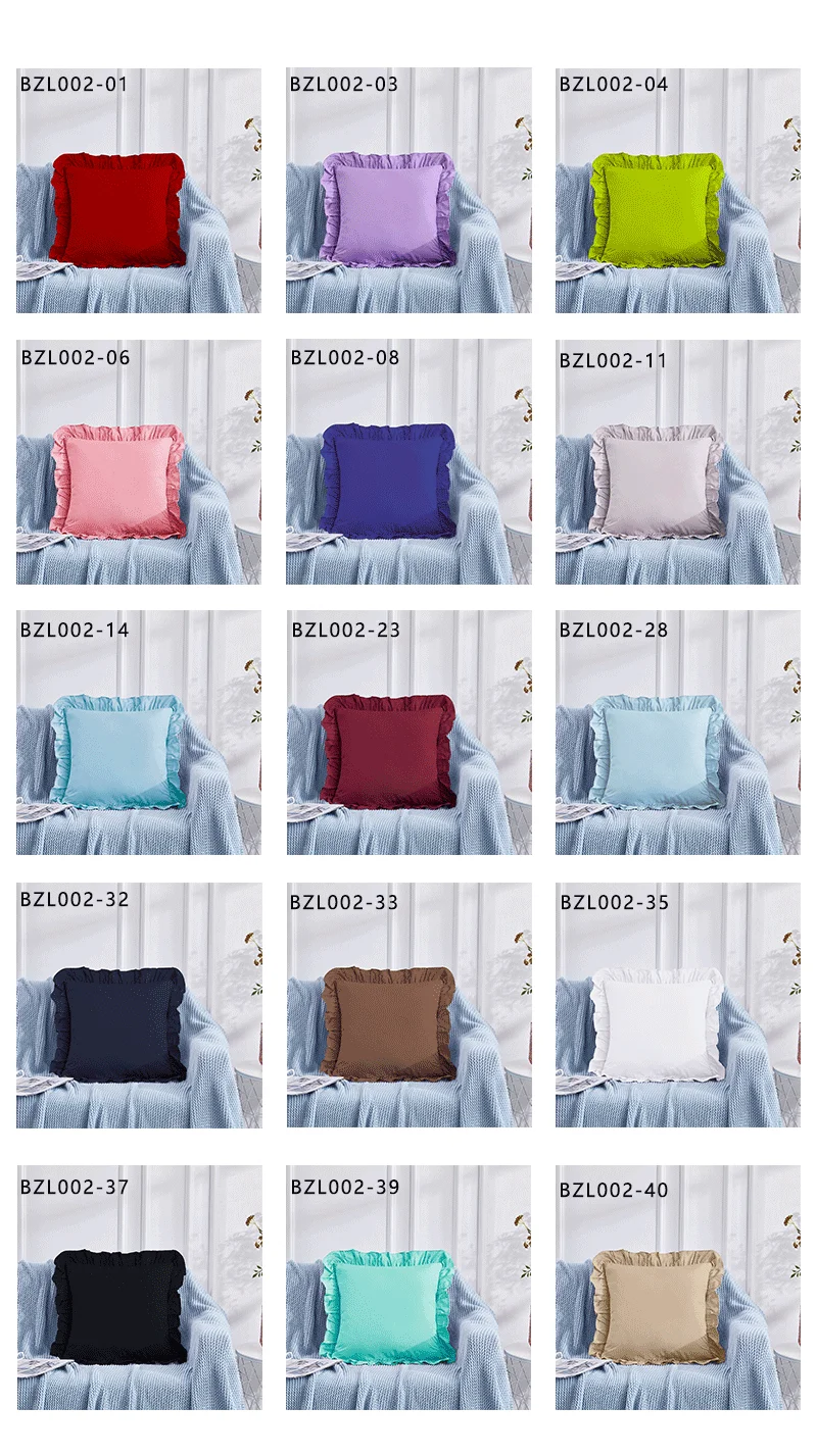 (HANYUE)The New Style Of Pure Color Frilly Wool Pillow Is Available In A Variety Of Colors outdoor seat cushions