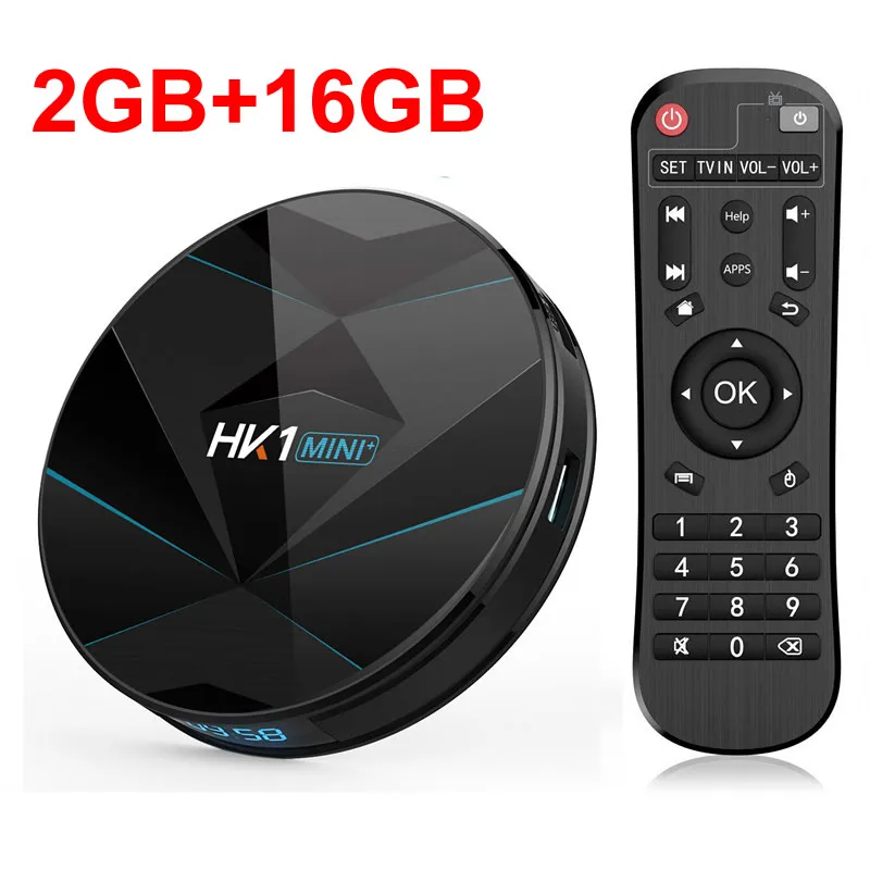 2GB 16GB HK1 Мини плюс Смарт ТВ приставка Android 9,0 RK3318 4 Гб ОЗУ 128 Гб ПЗУ 2,4G/5G двойной wifi BT4.0 3D 4K HDR H.265 USB3.0 цифровой дисплей - Цвет: 2GB 16GB