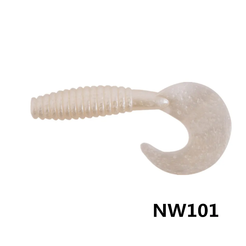 NOEBY S3120, Мягкая приманка, 12 шт./лот, 70 мм, 3,2 г, Мягкая приманка, силиконовый червь, искусственная приманка, воблер свимбейт, рыболовные снасти из карпа - Цвет: NW101