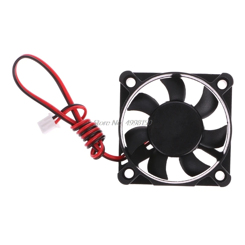 DC 12V 0.12A 2-Pin 50x50x10mm PC Computer CPU System Brushless Cooling Fan 5010
