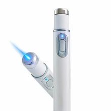 Медицинская синяя световая лазерная терапия ручка для лечения акне шрам инструменты для удаления морщин лицевой медицинский инструмент