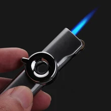 Газовая зажигалка мини турбо Зажигалка Факел электронные зажигалки принадлежности для курения металлическая коробка для сигар прикуриватель гаджеты для мужчин