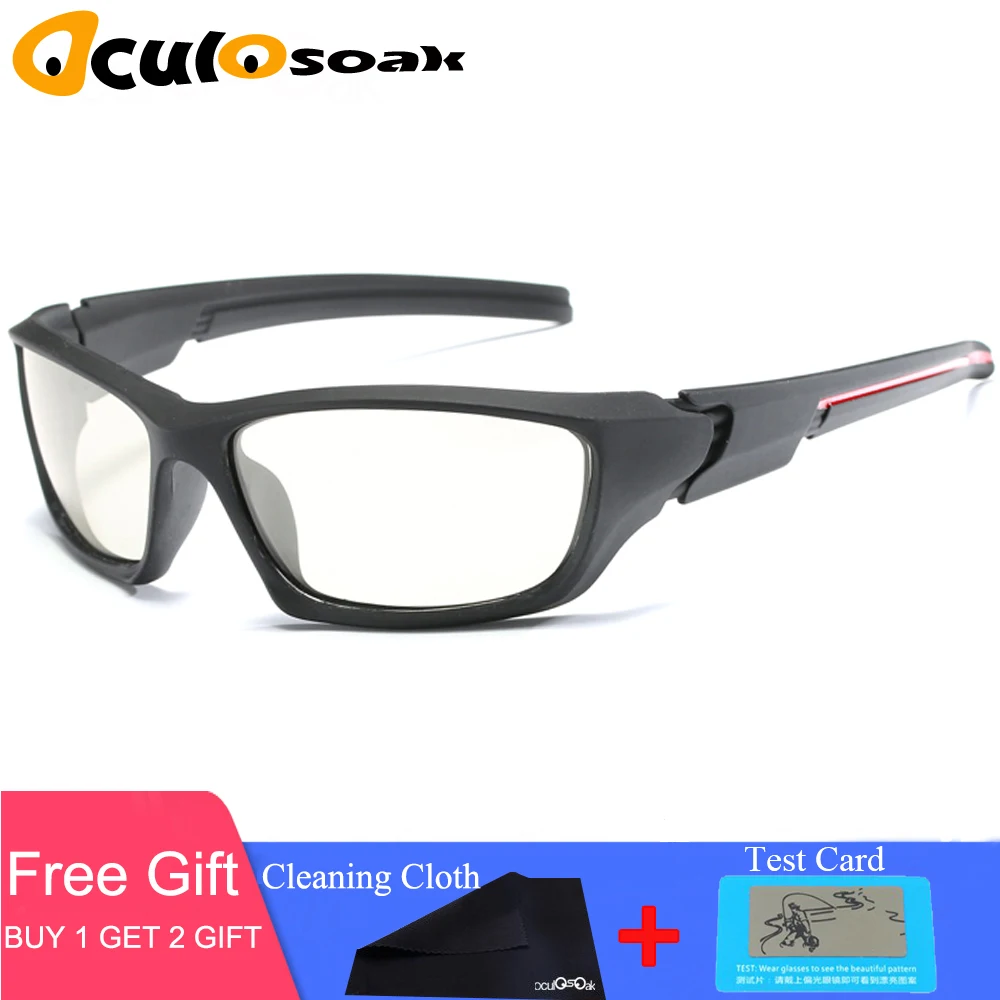 

Mens Outdoor Driving Fishing Sunglasses Transition Lens Sunglasses HD Polarized Sunglasses Photochromic Sunglasses B1031