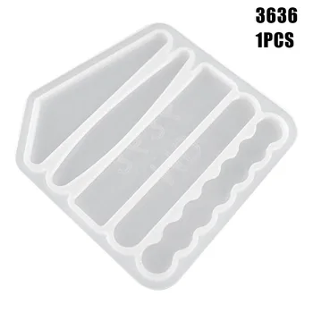 

Silicone Resin Molds DIY Hair Pin Jewelry Casting Mold Making Tools for Hair Pin Keychain Bookmark Pendant Craft Making