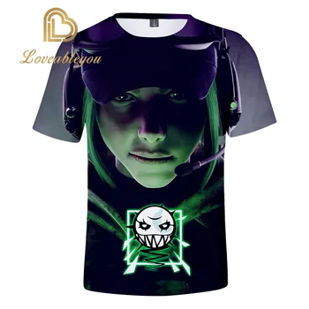 

Game Rainbow Six 3D Print T Shirt Cosplay Travel Tshirt Men Vacation T-shirt Top Tee Summer Short Sleeve Shirt Dropship