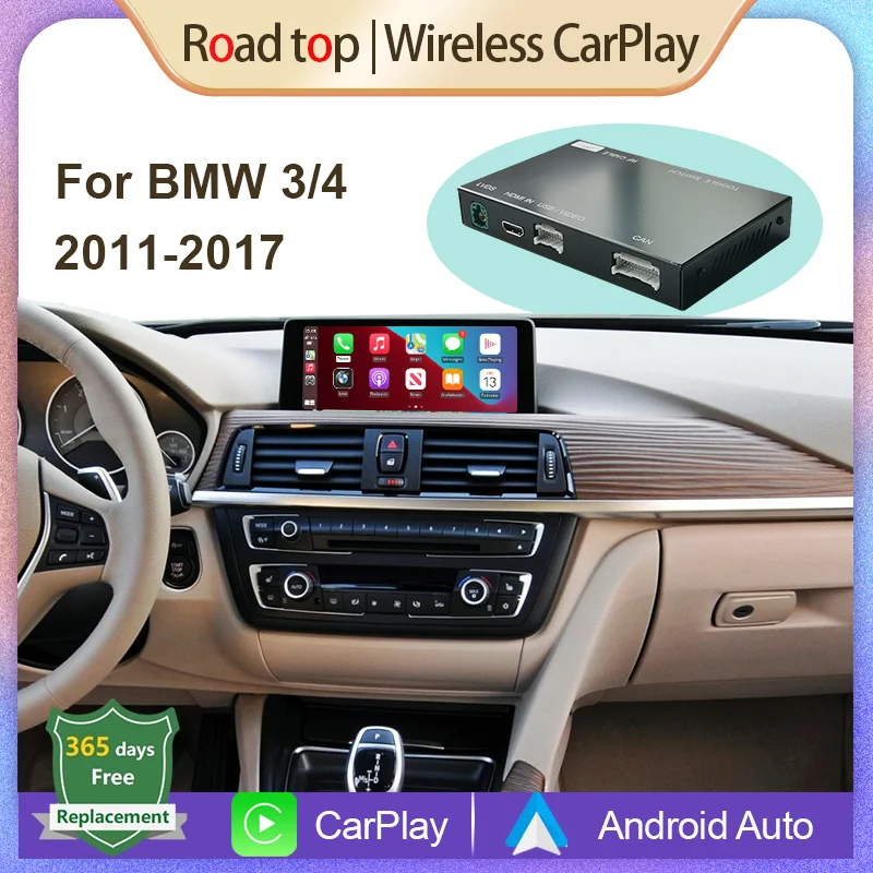 Wireless Apple Carplay Android Auto Decoder For Bmw 3 4 Series F30 F31 ...
