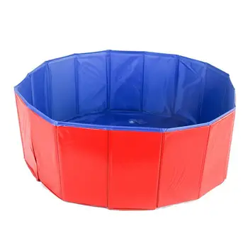 

Strong Bathing Washing Teddy PVC Pet Bathtub Folding Basin For Dogs Cats Puppy Kitten Shower Swimming Pool House Bed