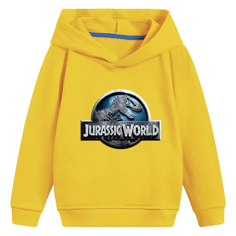 Jurassic Park/World Dinosaur Kids Hooded Hoodies Girls Clothes Casual Cool Children Sweatshirts Baby Pullover Tops,KMT5443 new children's hoodies Hoodies & Sweatshirts