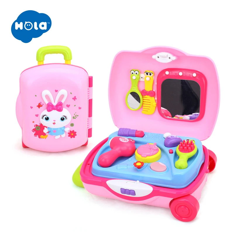 HOLA TOYS 3109 ролевые игры Макияж Платье игрушки чемодан