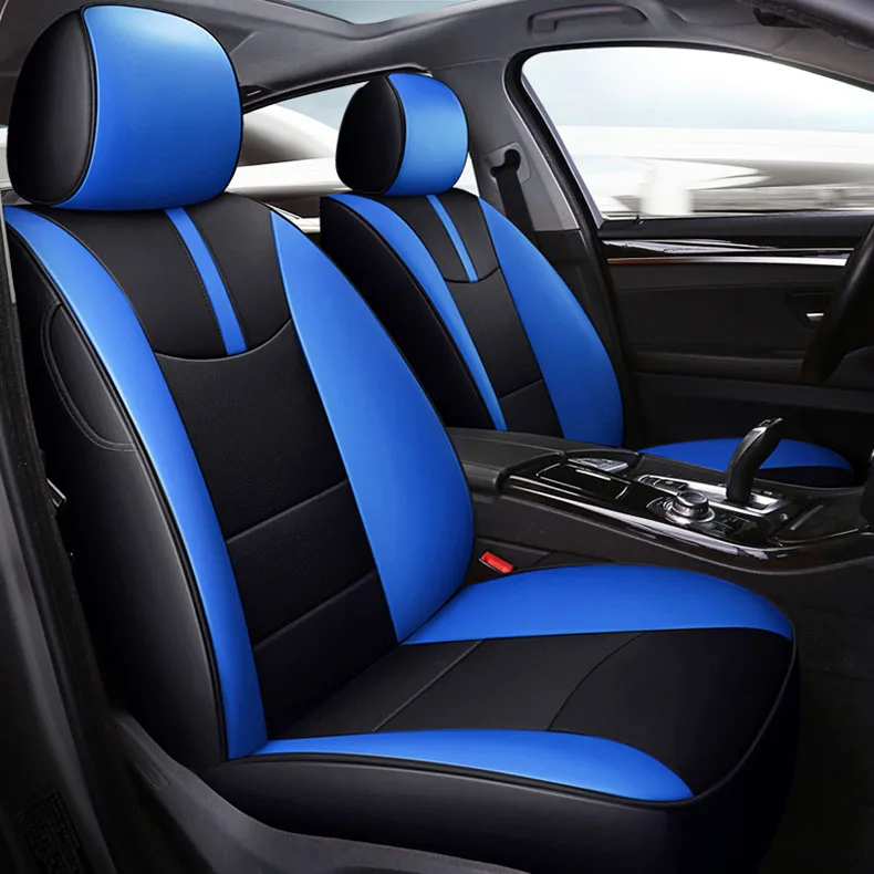 custom cowhide car seat cover for Hyundai Veloster Elantra Santa Fe ix35 Tucson i30 Coupe Azera Rohens styling accessories | Автомобили и