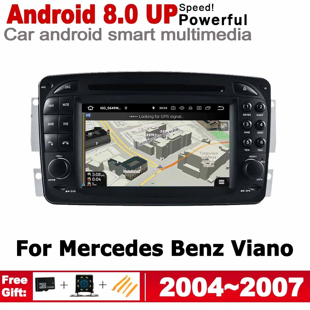 2 Din Автомобильный мультимедийный плеер для Mercedes Benz Viano 2004 ~ 2007 NTG Android радио GPS
