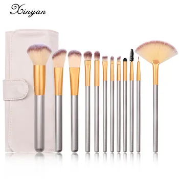 

XINYAN Exquisite Makeup Brushes Set Gold And Silver Cosmetics Makeup Tool Powder Eyeshadow Cosmetic Powder Eyeshadow Foundation