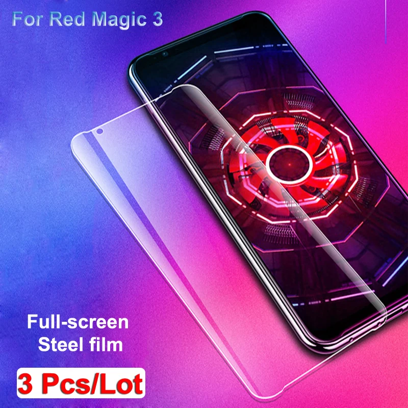 Закаленное стекло для телефона ZTE Nubia Red Magic 3 шт. защитная пленка экрана RedMagic NX629J