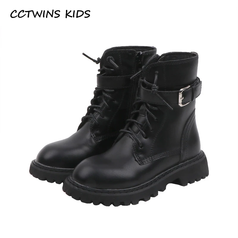 CCTWINS/детская обувь; коллекция года; Сезон Зима; модные повседневные Ботинки martin для девочек; детские черные короткие ботинки; платье принцессы для малышей; MB146
