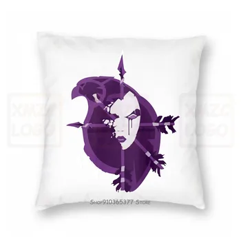 

Minimalist Undercity Crest Pillow case Undercity Sylvanas Wow Undead Purple Gaming Horde Minimalist