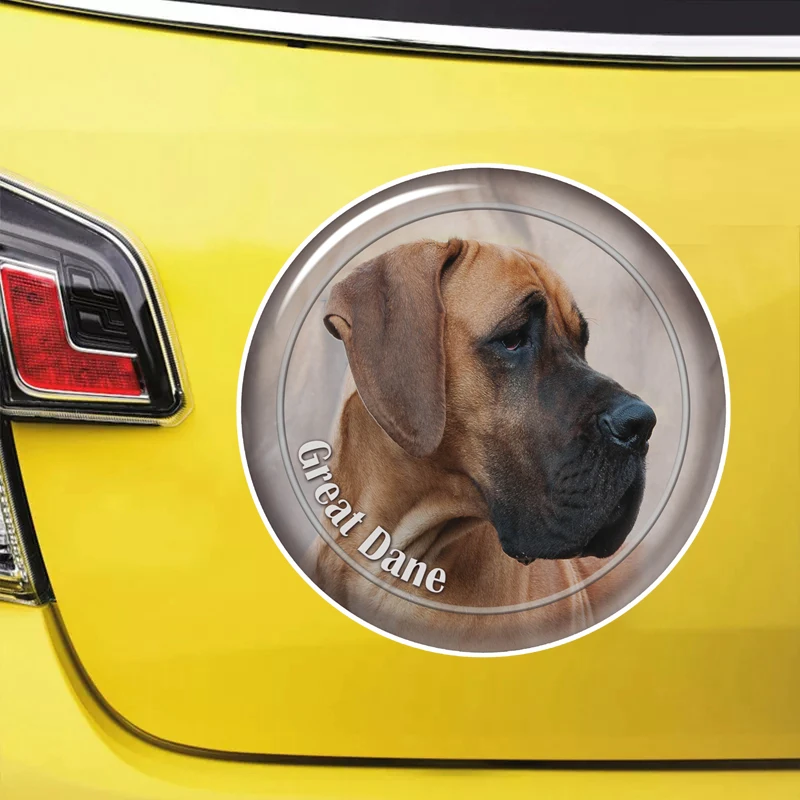 

S62182# Great Dane Self-adhesive Decal Car Sticker Waterproof Auto Decors on Bumper Rear Window Laptop Choose Size