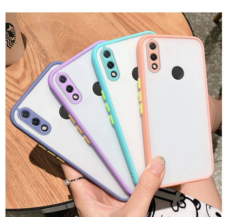 

Phone Case For Huawei Nova 3i Case Shockproof Silicone Matte Candy Color Cover For Huawei Nova 3i Simple Cartoon Protector Cover