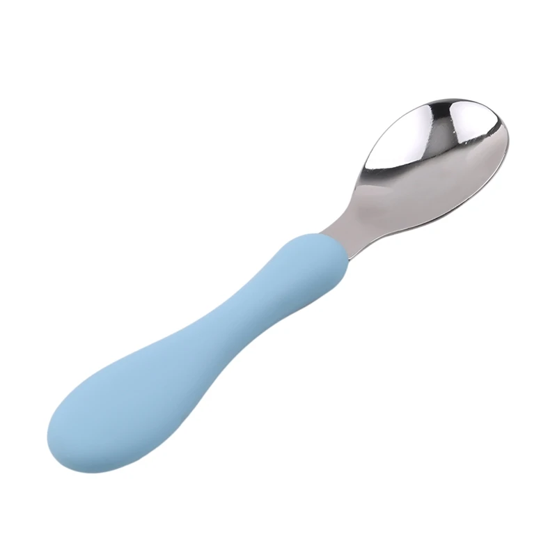 

Baby Spoon Fork Tableware Set Children Utensil Stainless Steel Toddler Dinnerware Cutlery Cartoon Infant Food Feeding Spoon Fork