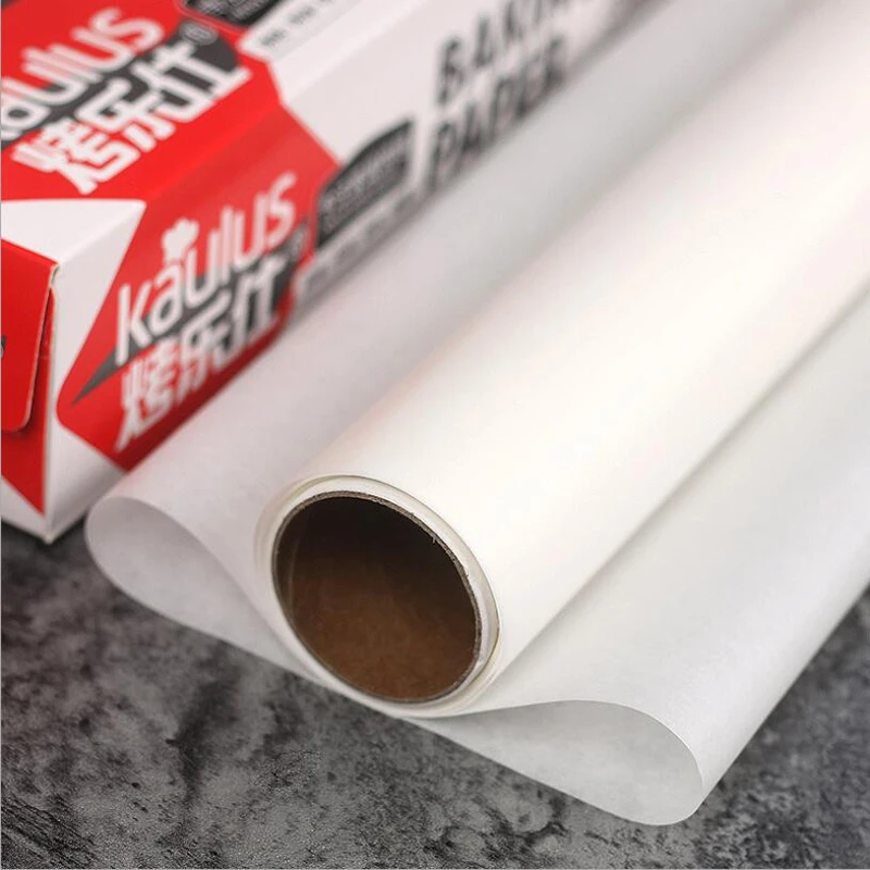 5/10M Baking Paper Baked Cake Pad Rectangle Oven Oil Paper BBQ Party Double-sided Non Stick Silicone Baking Mats & Liners