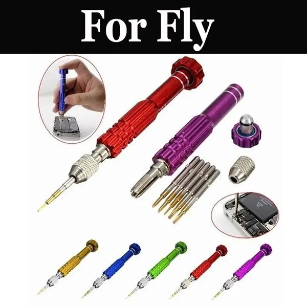 Cellphone Precision Screwdriver Set Repair Tool Random Color For Fly Cirrus 11 12 13 16 4 6 7 8 Fs458 Stratus 7 Memory Plus