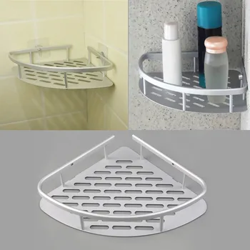 

1 pcs Aluminum Shower Wall Mount Corner Shelf Holder Bathroom Storage Organizer Kit Set