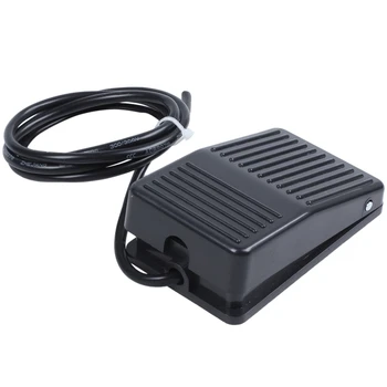 

AC 250V 10A SPDT NO NC Antislip Plastic Momentary Power Foot Pedal Switch Black