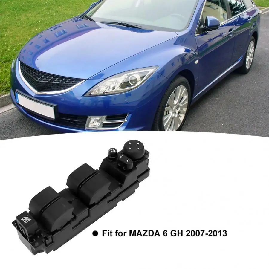 1 шт. автоматический стеклоподъемник главный переключатель управления подходит для Mazda 6 GH 2007 2008 2009 2010 2011 2012 2013 GS1E66350A автомобильные аксессуары