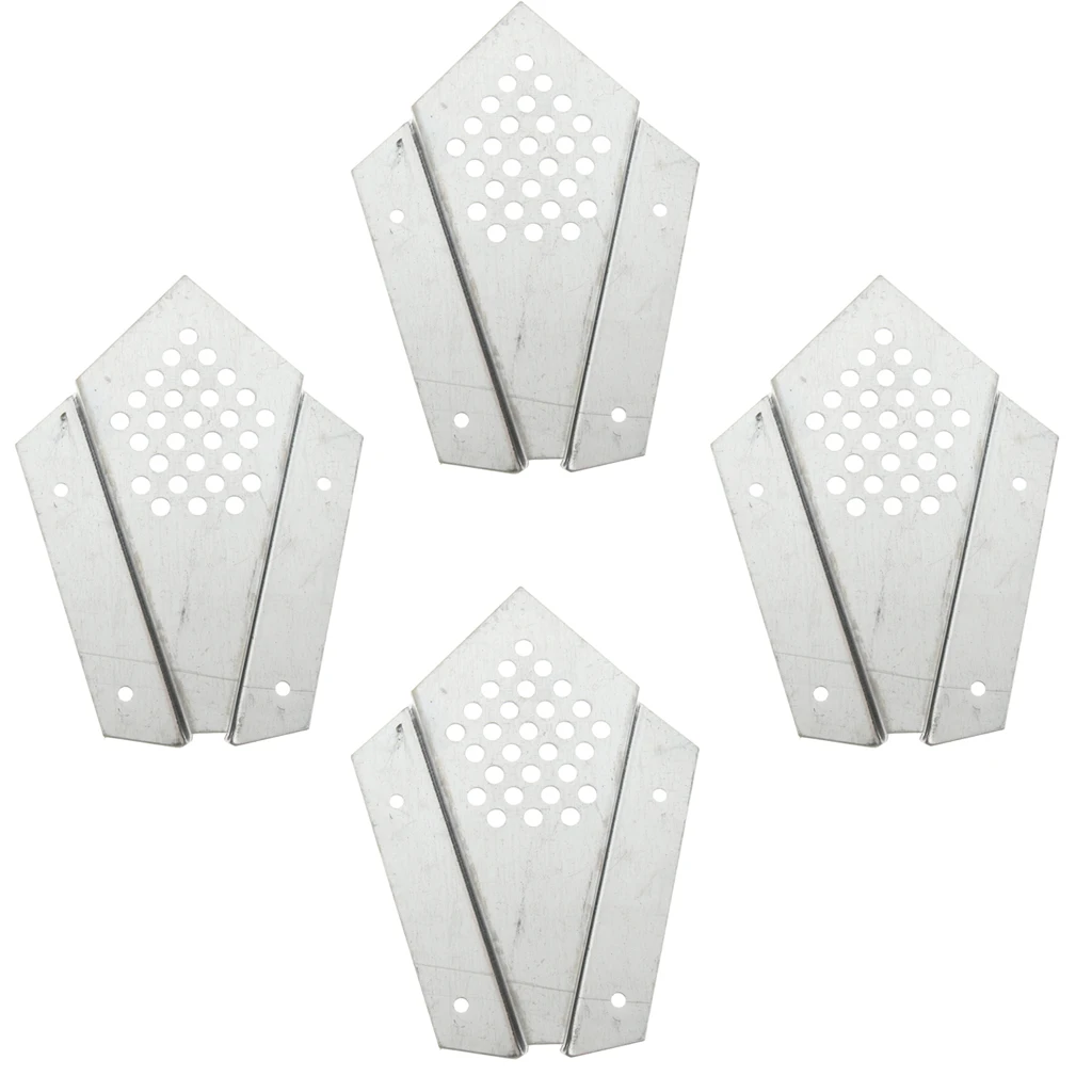 4Pcs/Set Stainless Steel Queen Bee Escaping Restrain Frame Prevention Anti-Run Tool
