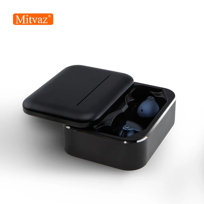 Новинка Mitvaz V10 высокое качество Realtek чип версия TWS Bluetooth 5,0 стерео водонепроницаемые беспроводные наушники - Цвет: Черный