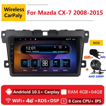 

2 din 8 core android 10 car radio auto stereo for Mazda CX-7 CX7 CX 7 2008 2009 2010 2015 navigation GPS DVD Multimedia Player